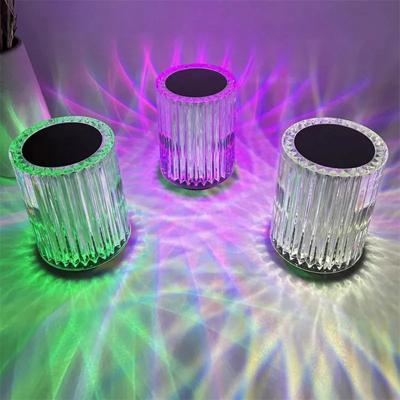 Crystal Lamp Table Lamp Atmosphere Creative Line Small Night Lamp Led Lights - Bellarte Enchanté Crystal Lamp Table Lamp Atmosphere Creative Line Small Night Lamp Led Lights